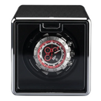 Remontoir Automatique 1 Montre Fibre de Carbone AXONY - Vue de face avec montre