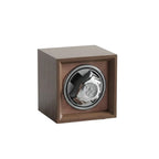 Remontoir de montre automatique 1 emplacement bois luxe AXONY - Vue de droite legérement 