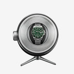 Remontoir Automatique 1 Montre Écrin Silencieux Noir AXONY - Vue de face