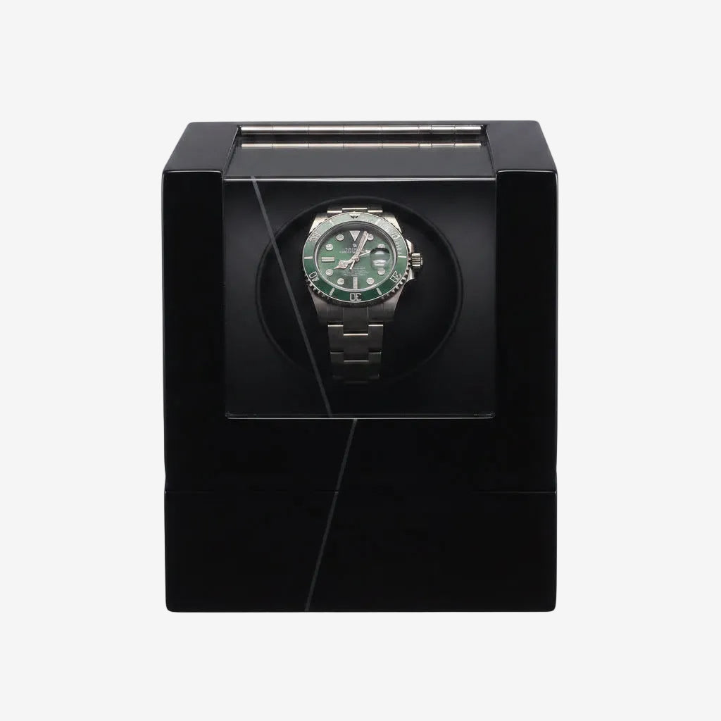 Remontoir Automatique 1 Montre Noir Silencieux Prestige AXONY - Vue de face