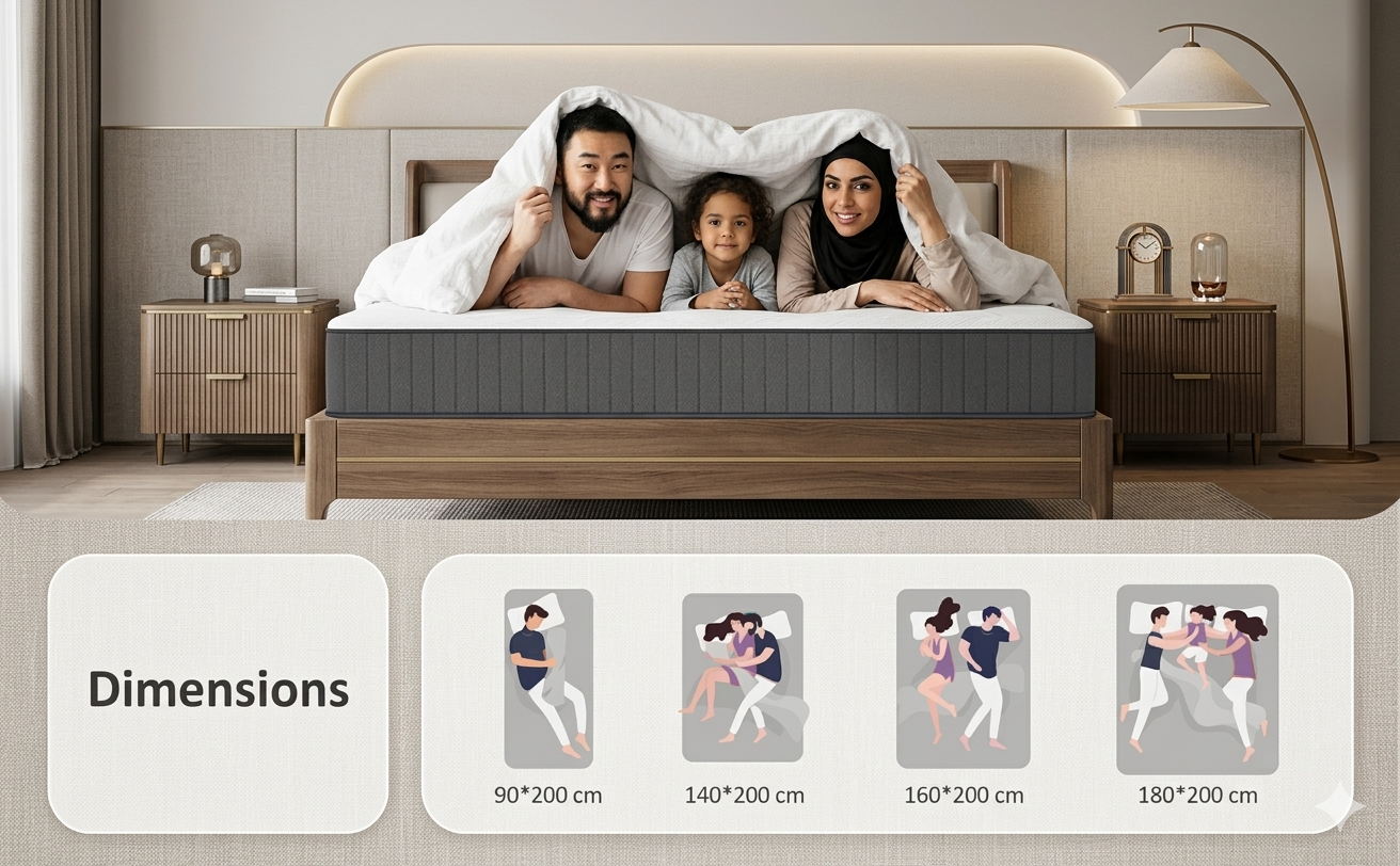 Matelas Axony Premium  Hybride