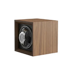 Remontoir automatique 1 montre bois luxe AXONY - Vue de trois-quarts
