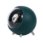 Boîte remontoir pour 1 montre Solo Prestige vert AXONY - Vue latérale