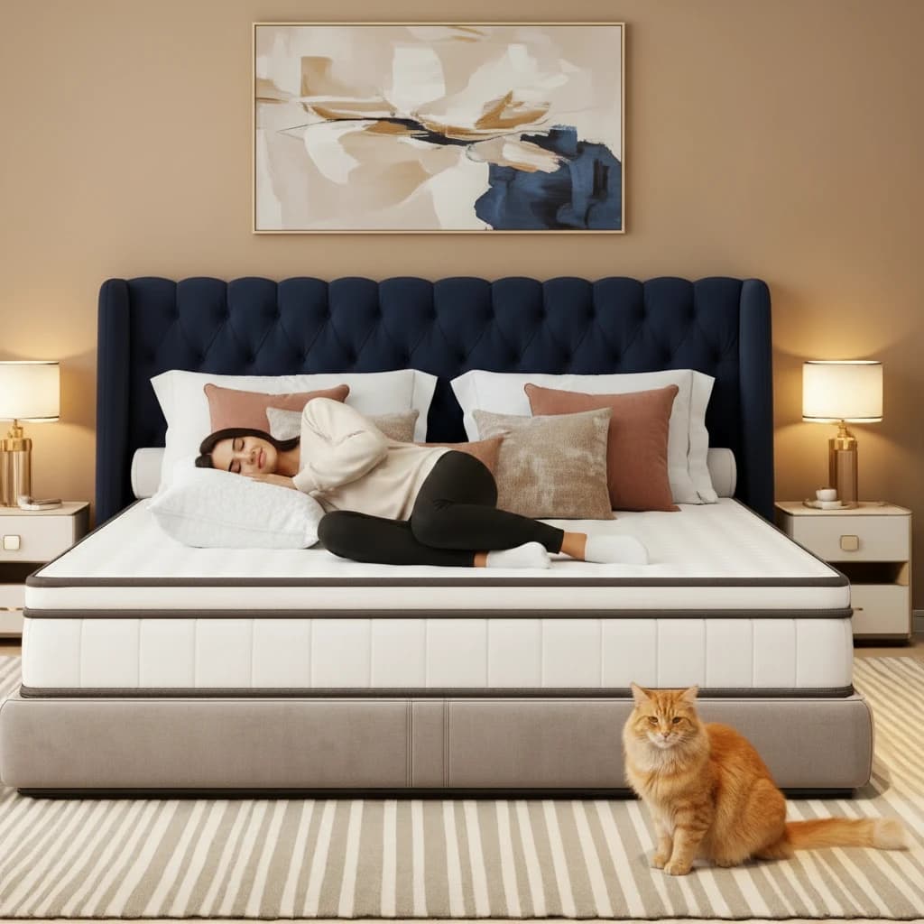 Matelas Axony Premium à Mémoire de forme - Soutien Ergonomique