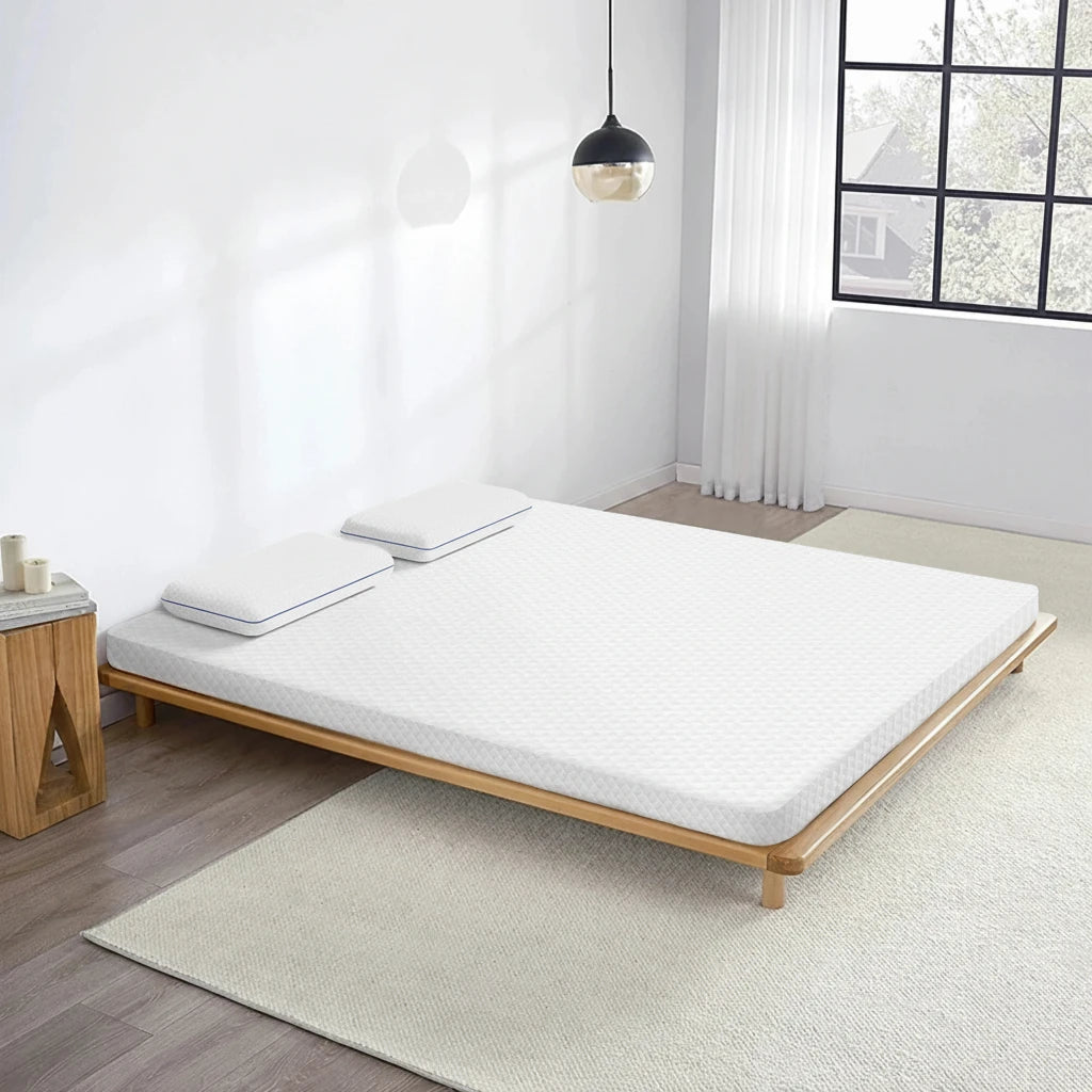 ROYGBIV Mattress Topper with H2/H3 Hardness Gel Topper for Comfort and Pressure Relief, bed Topper 7 cm Height, Versatile - AXONY